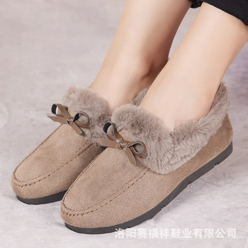 Natural Zip-Up Boots
