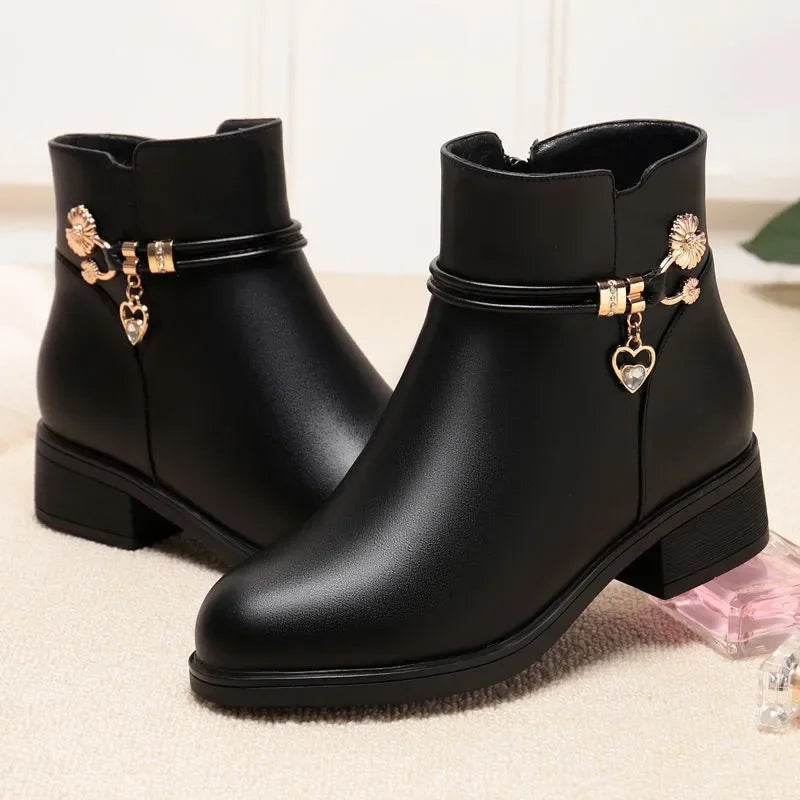 Breezy Block-Heel Boots