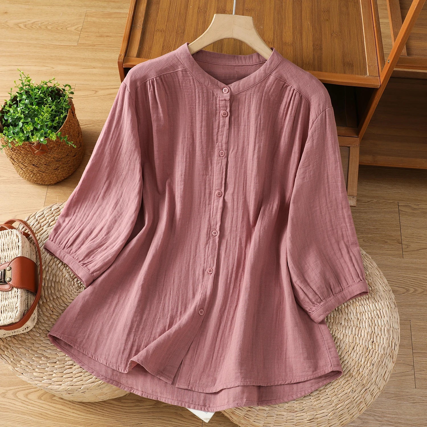 Feminine Embroidered Blouse