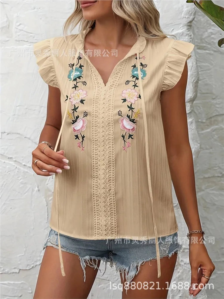 Elegant Linen Blouse