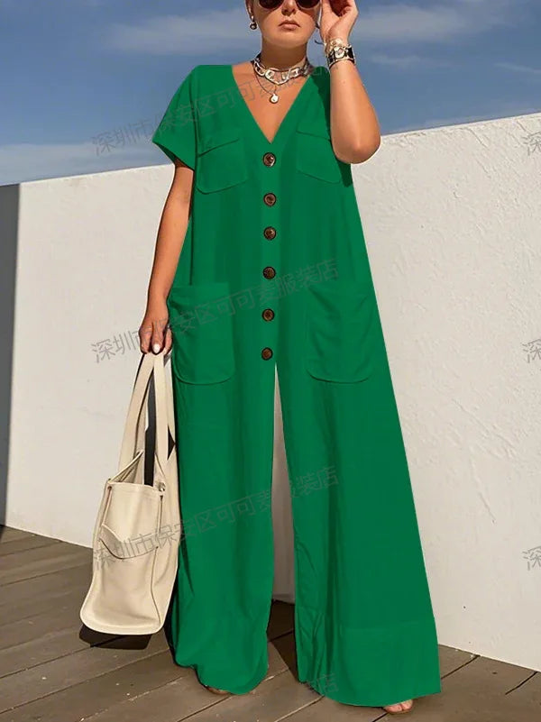 Warm Smocked Jumpsuit