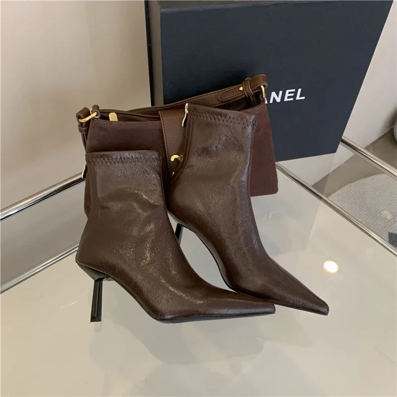 Walking Buckled Boots