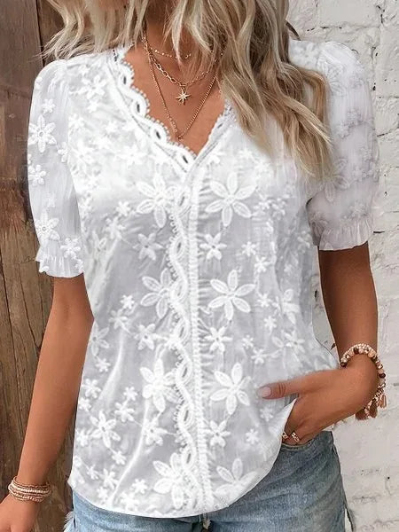 Vintage Peplum Blouse