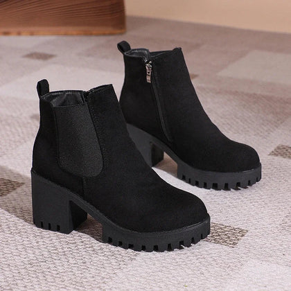 Natural Knee-High Boots
