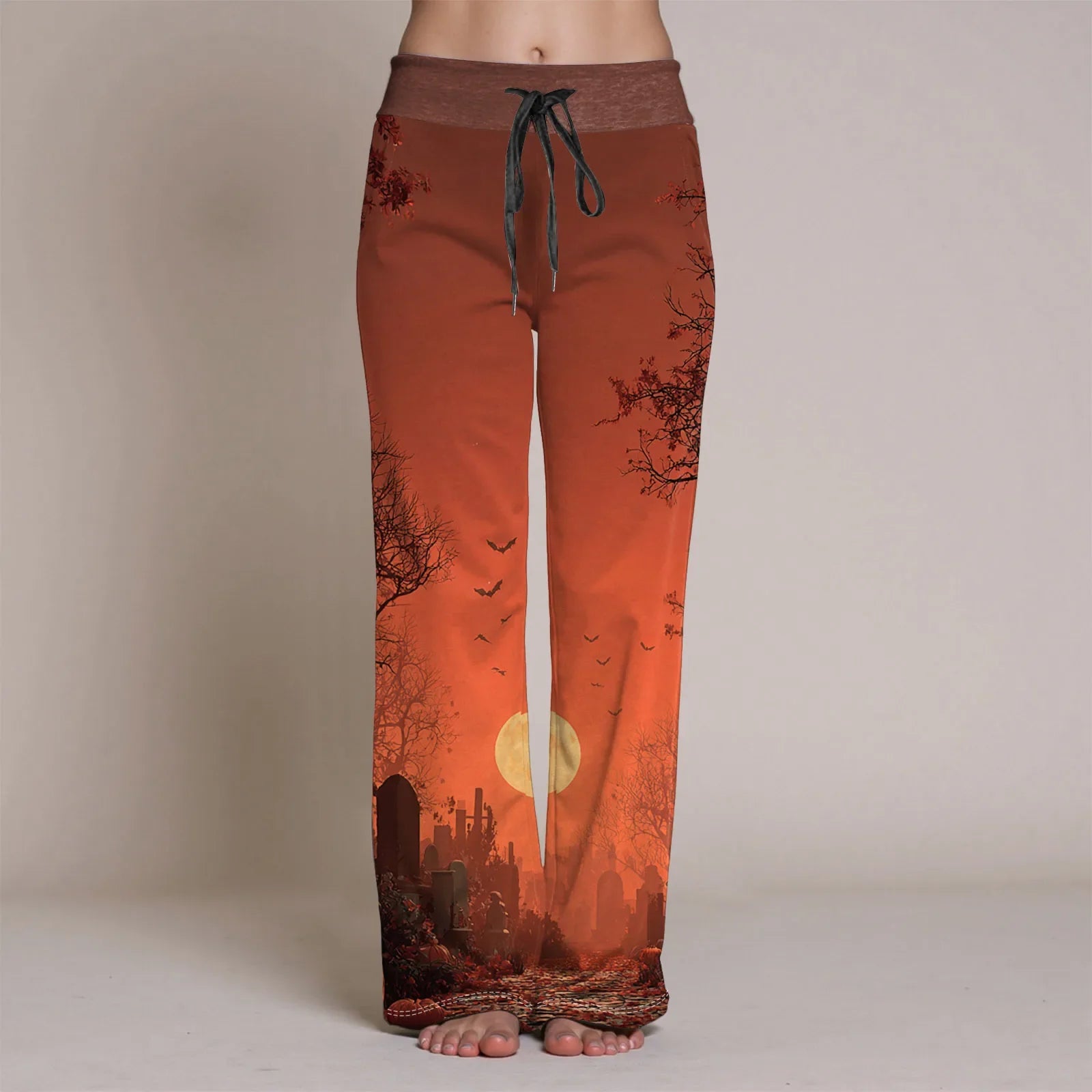 Relaxed Printed Pants