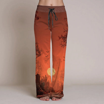 Relaxed Printed Pants