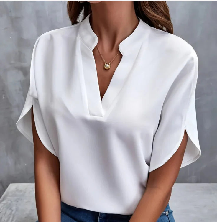 Feminine Embroidered Blouse