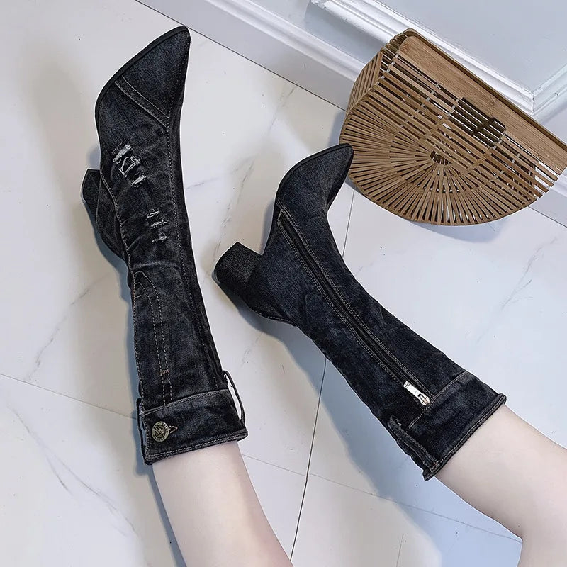 Minimal Leather Boots