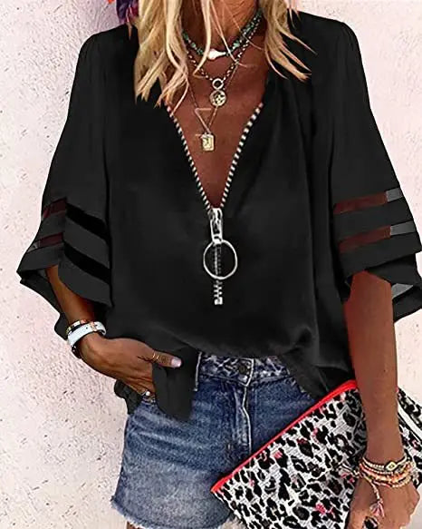 Breezy Wrap Blouse