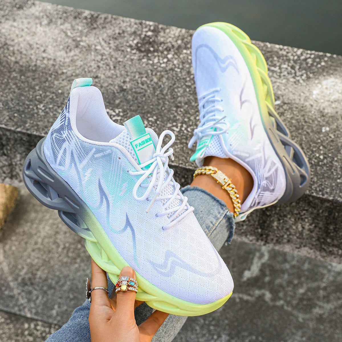 Modern Lace-Up Sneakers
