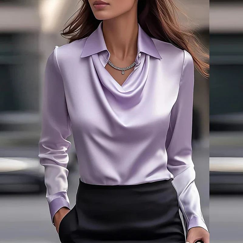 Simple Pleated Blouse
