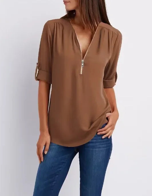Romantic Printed Blouse