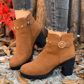 Travel Faux-Suede Boots
