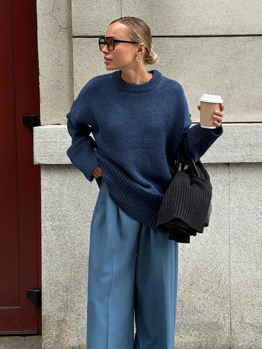 Relaxed Ribbed Sweater