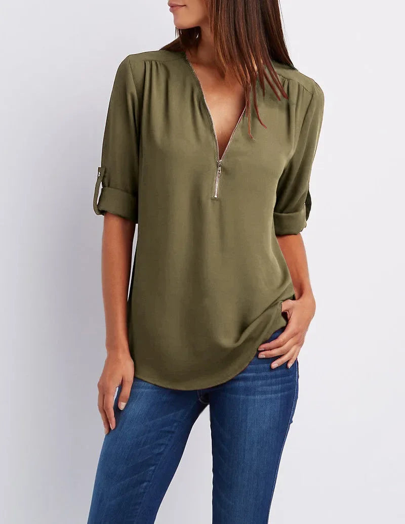 Romantic Printed Blouse