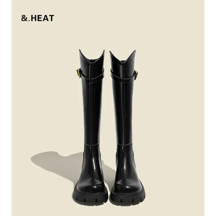 Simple Heeled Boots