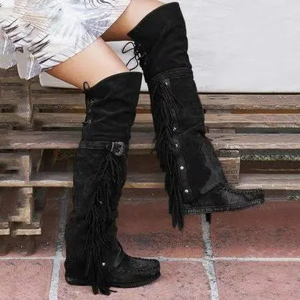 Airy Suede Boots