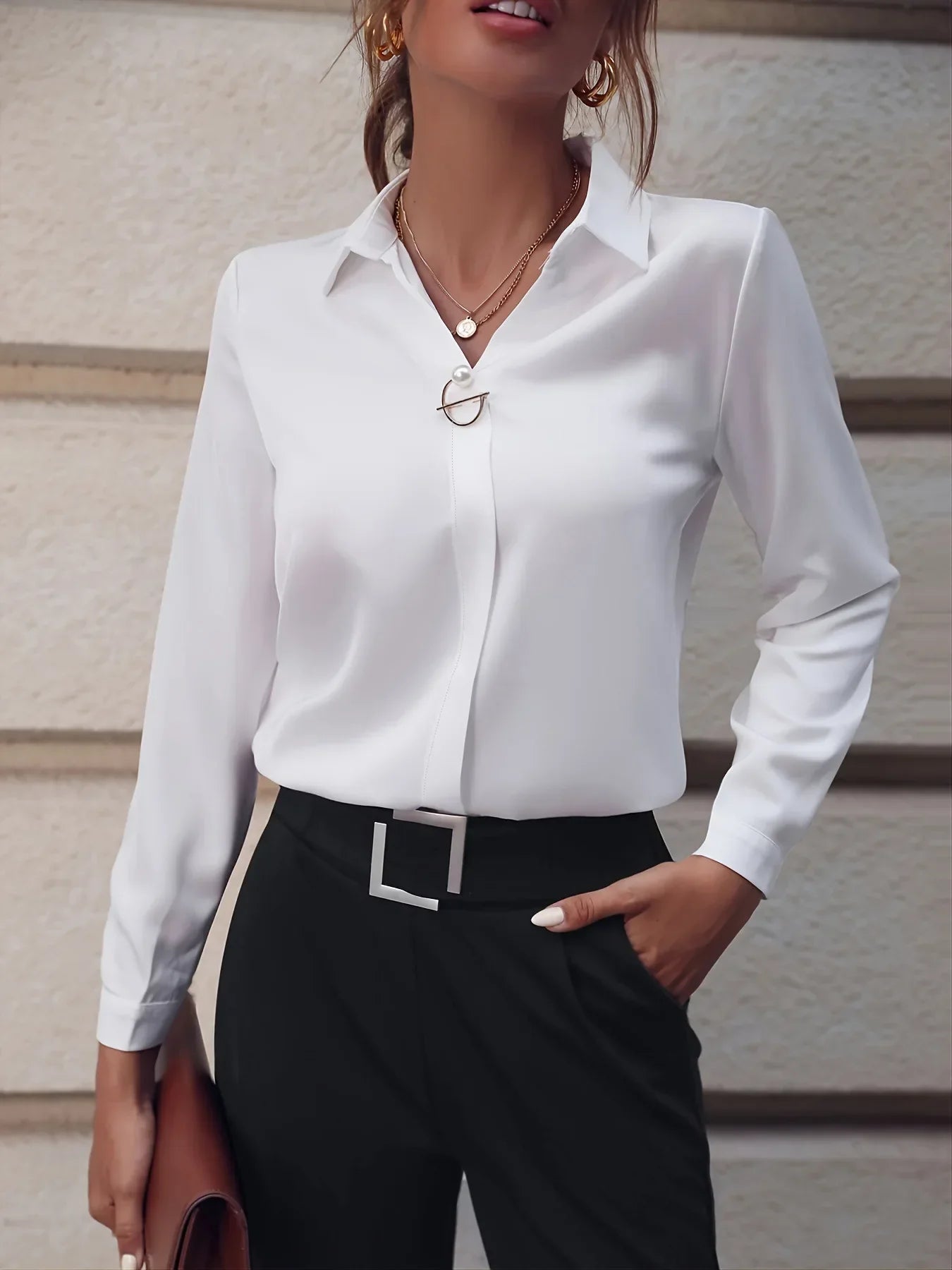 Elegant Sheer Blouse