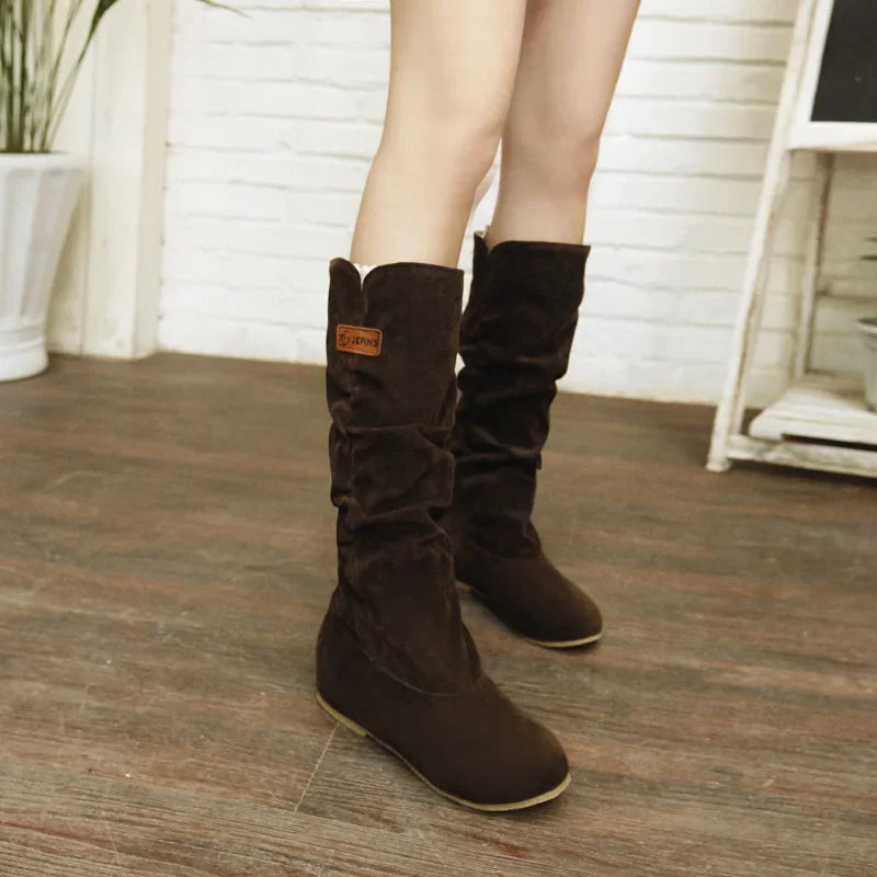 Classic Faux-Suede Boots