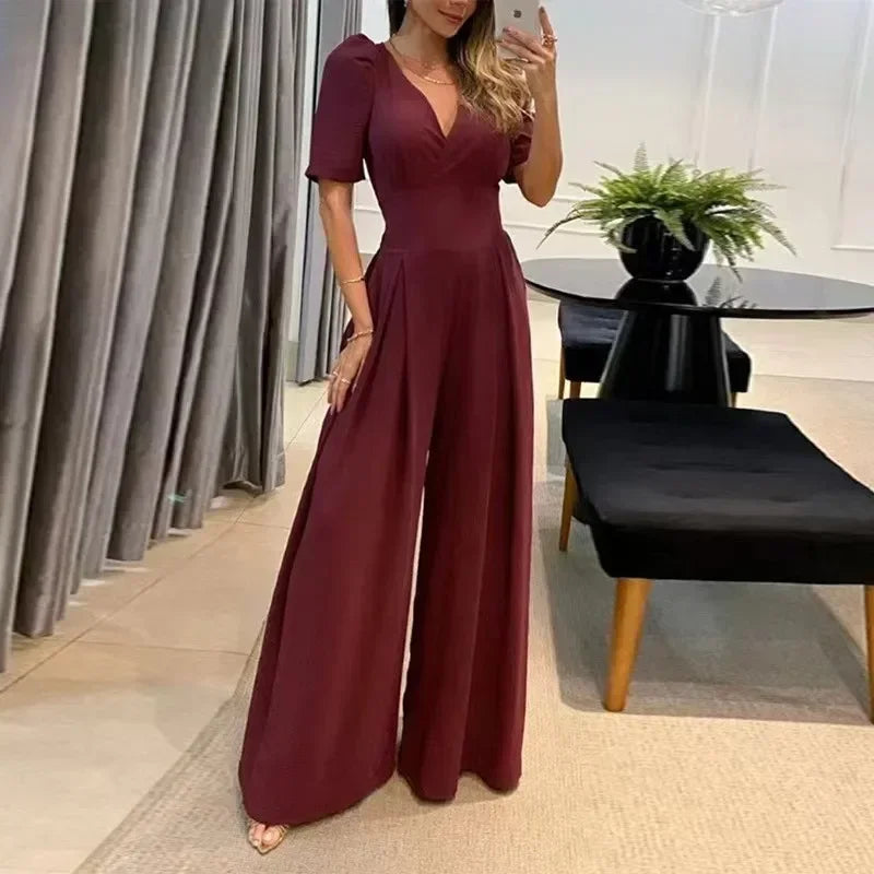 Smart Solid Jumpsuit