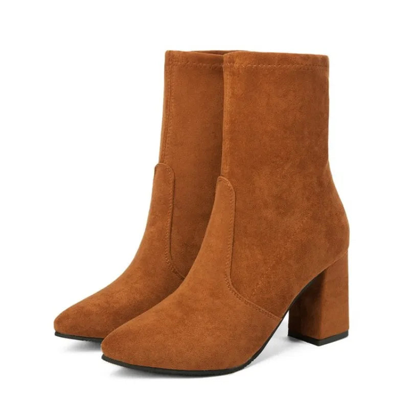 Natural Buckled Boots