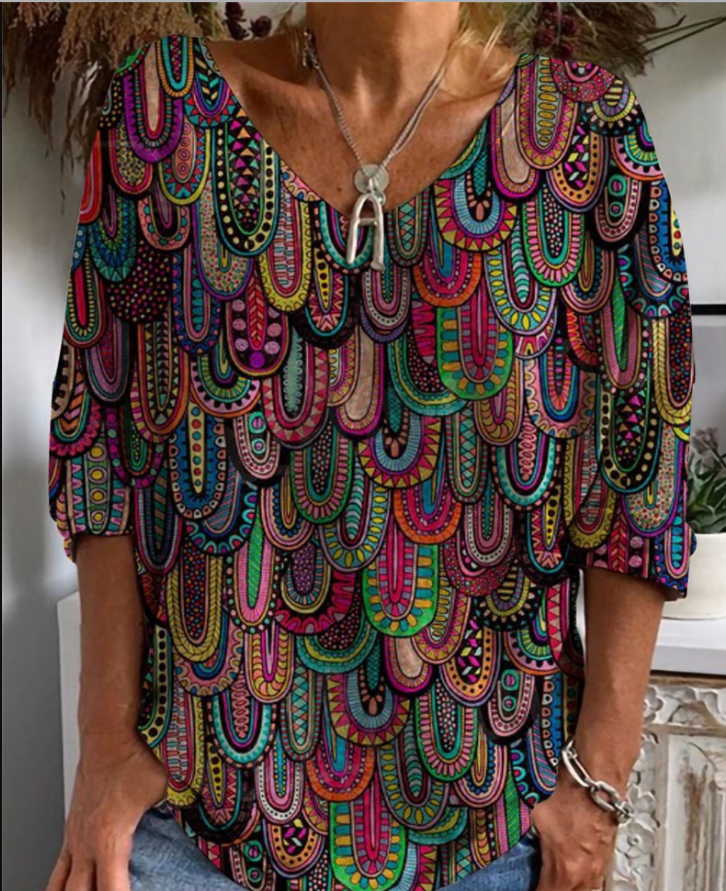 Breezy Textured Blouse