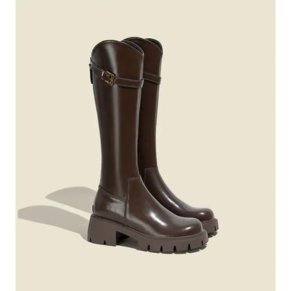 Simple Heeled Boots