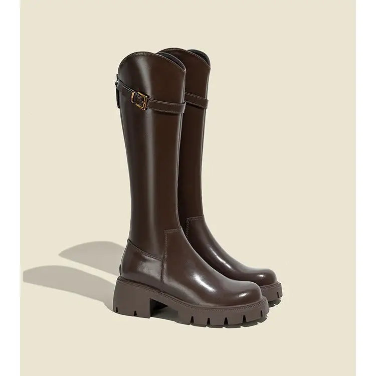 Simple Heeled Boots