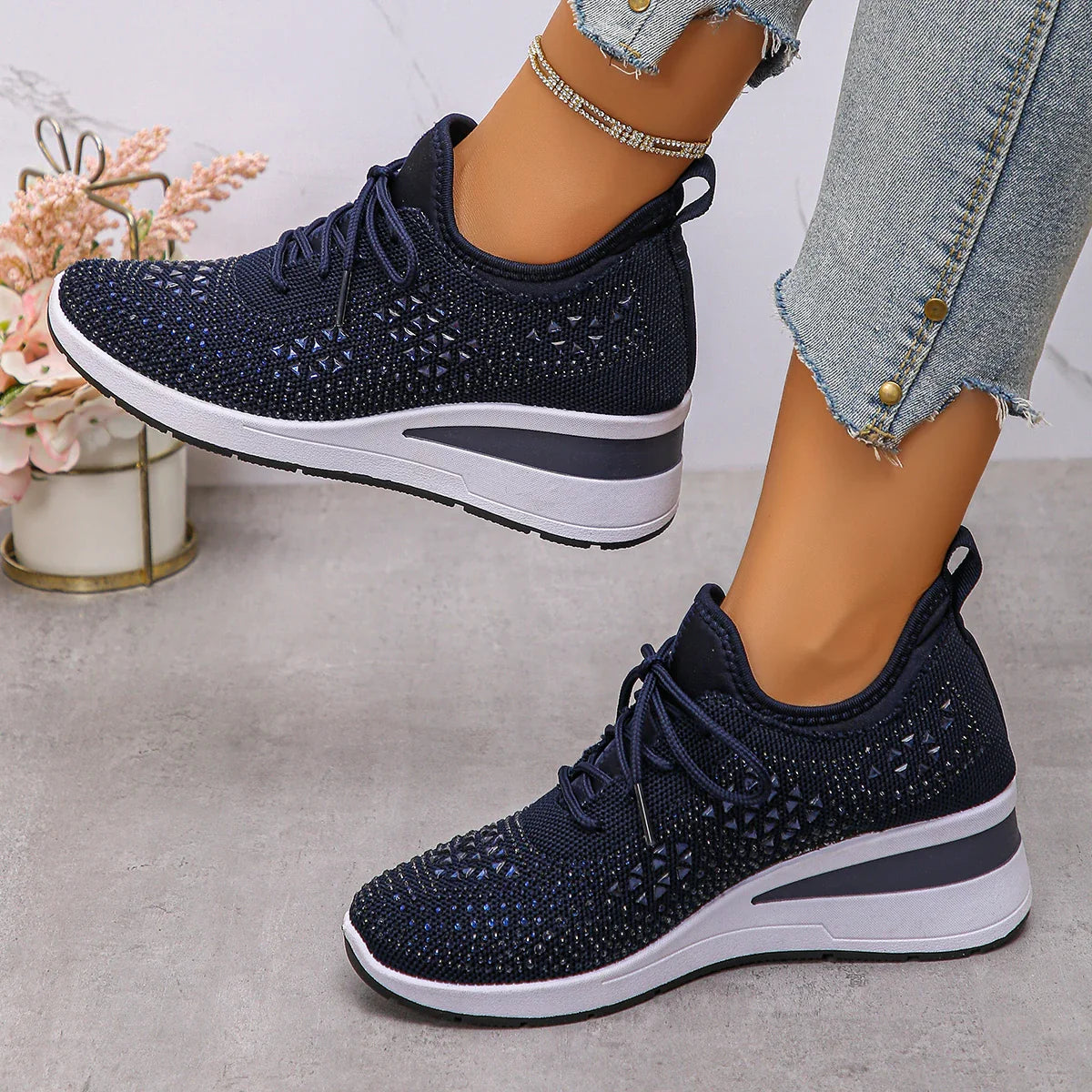 Walking White Sneakers
