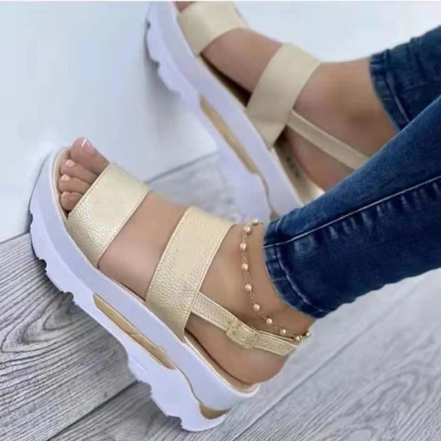 Minimal Lace-Up Sandals