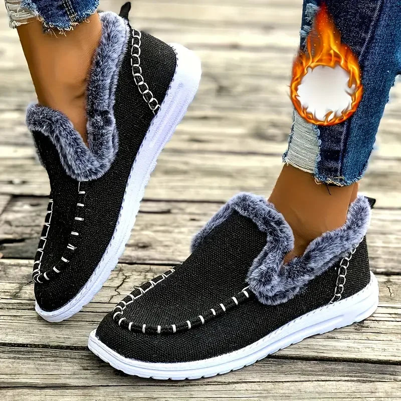 Natural Block-Heel Boots