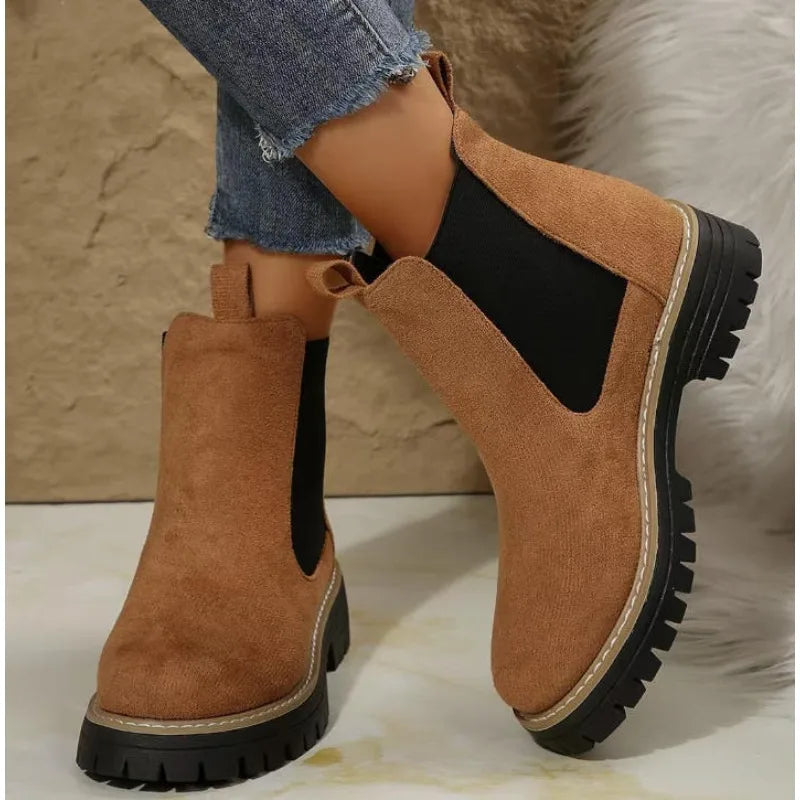 Clean Zip-Up Boots