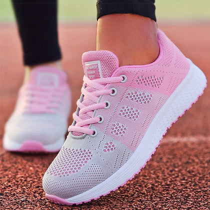 Breezy Lace-Up Sneakers