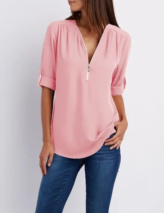 Romantic Printed Blouse
