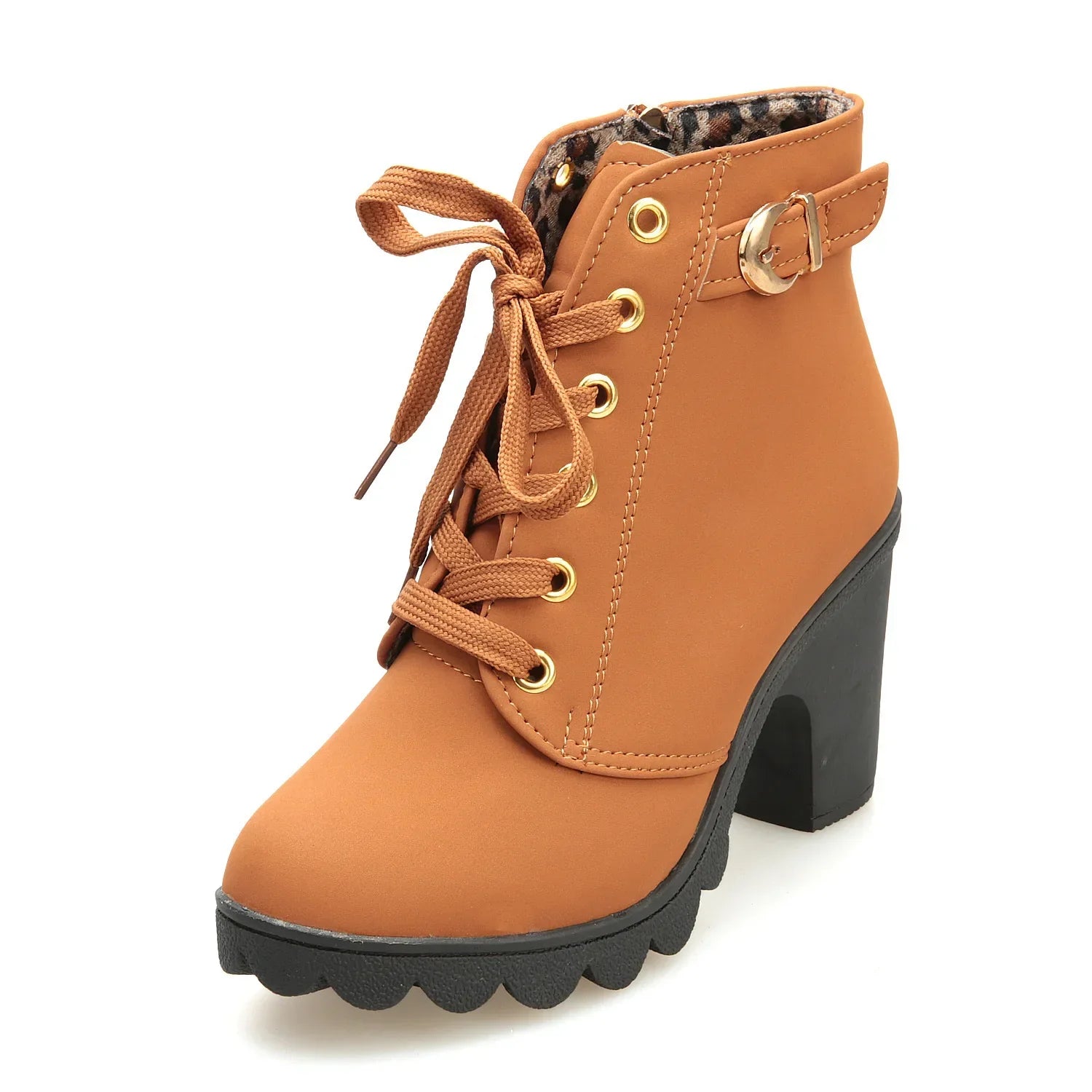 Relaxed Platform Boots