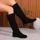 Summer Faux-Suede Boots