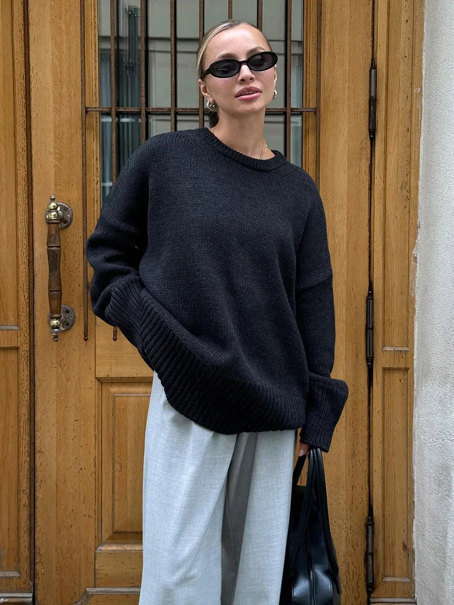 Relaxed Ribbed Sweater