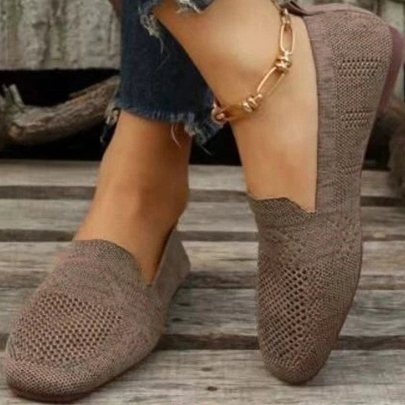 Natural Slip-On Sneakers