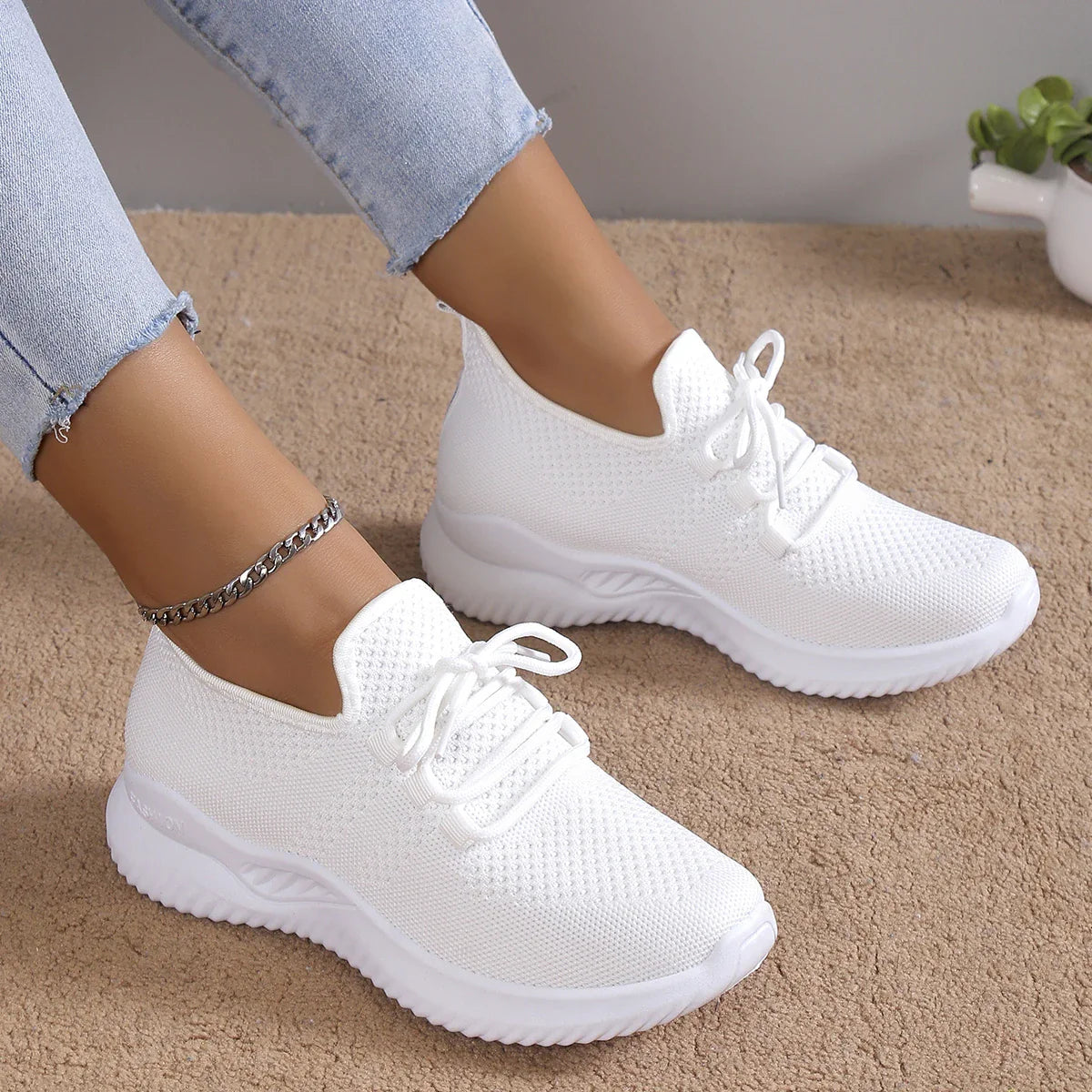 Light Canvas Sneakers