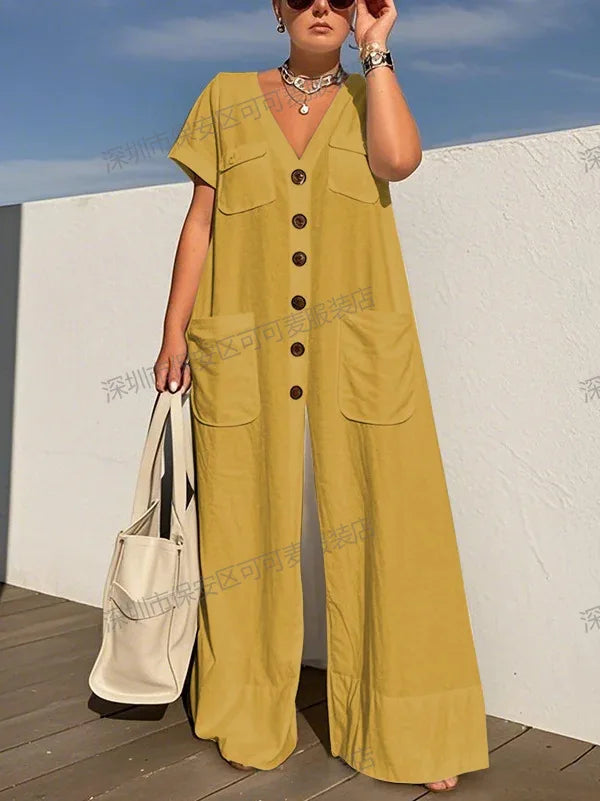 Warm Smocked Jumpsuit