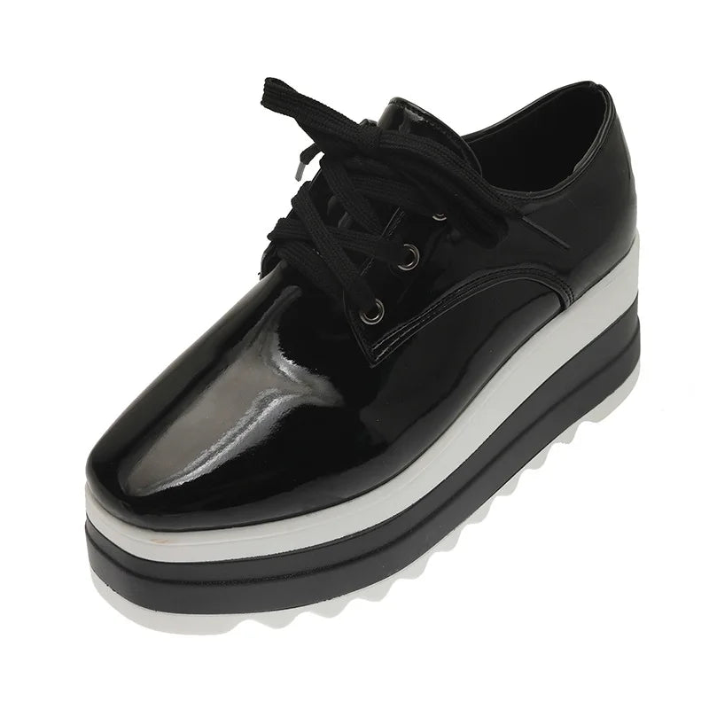 Simple Lace-Up Sneakers