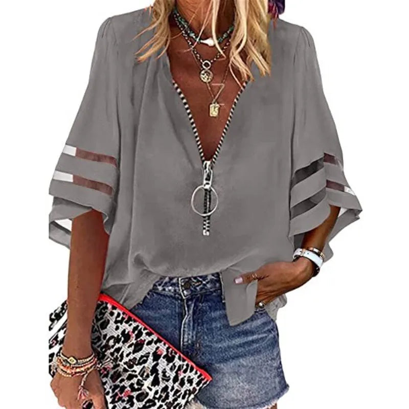 Sunday Wrap Blouse