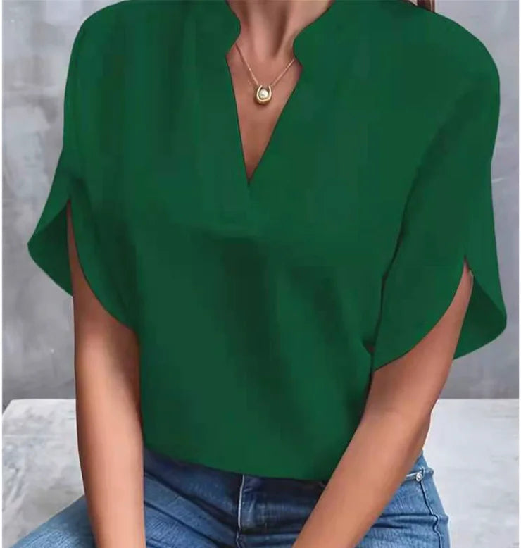 Feminine Embroidered Blouse