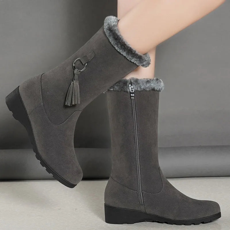 Beach Faux-Suede Boots