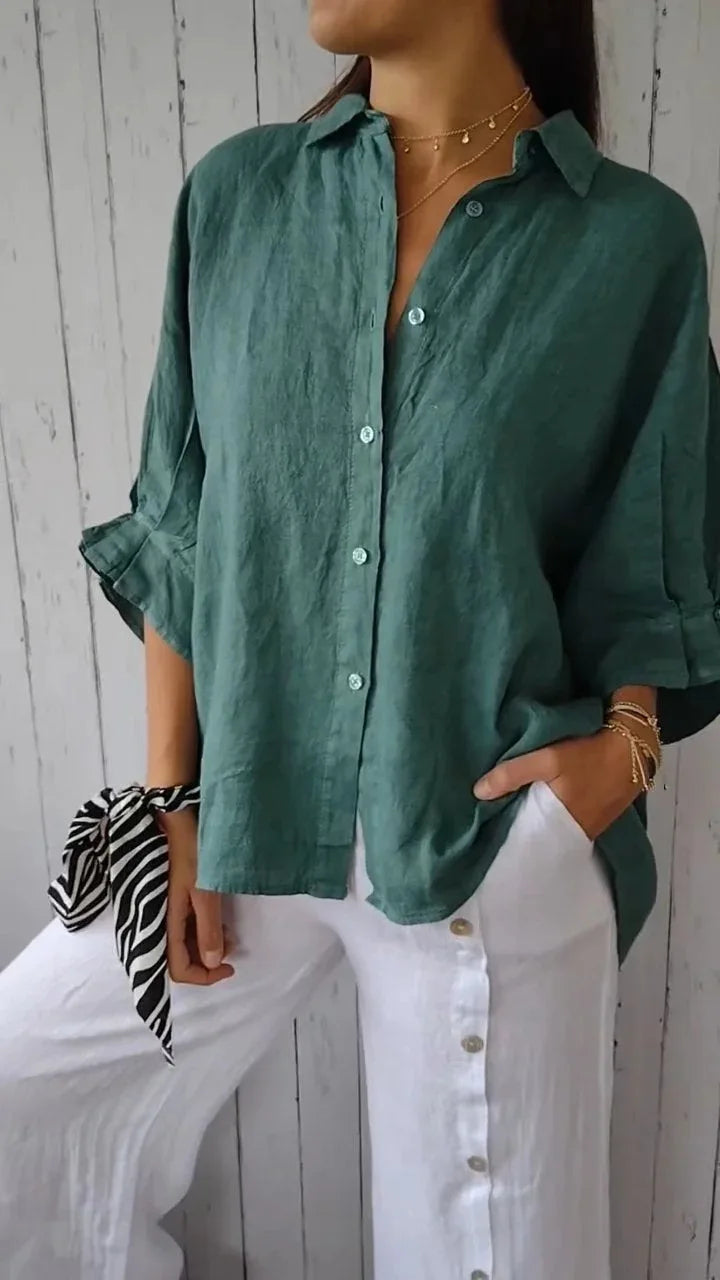 Casual Peplum Blouse