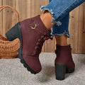 Relaxed Buckled Boots