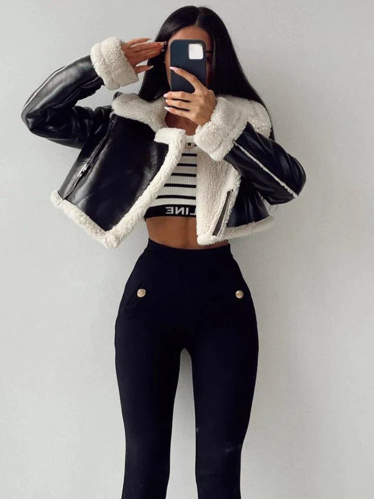 Warm Buttoned Coat