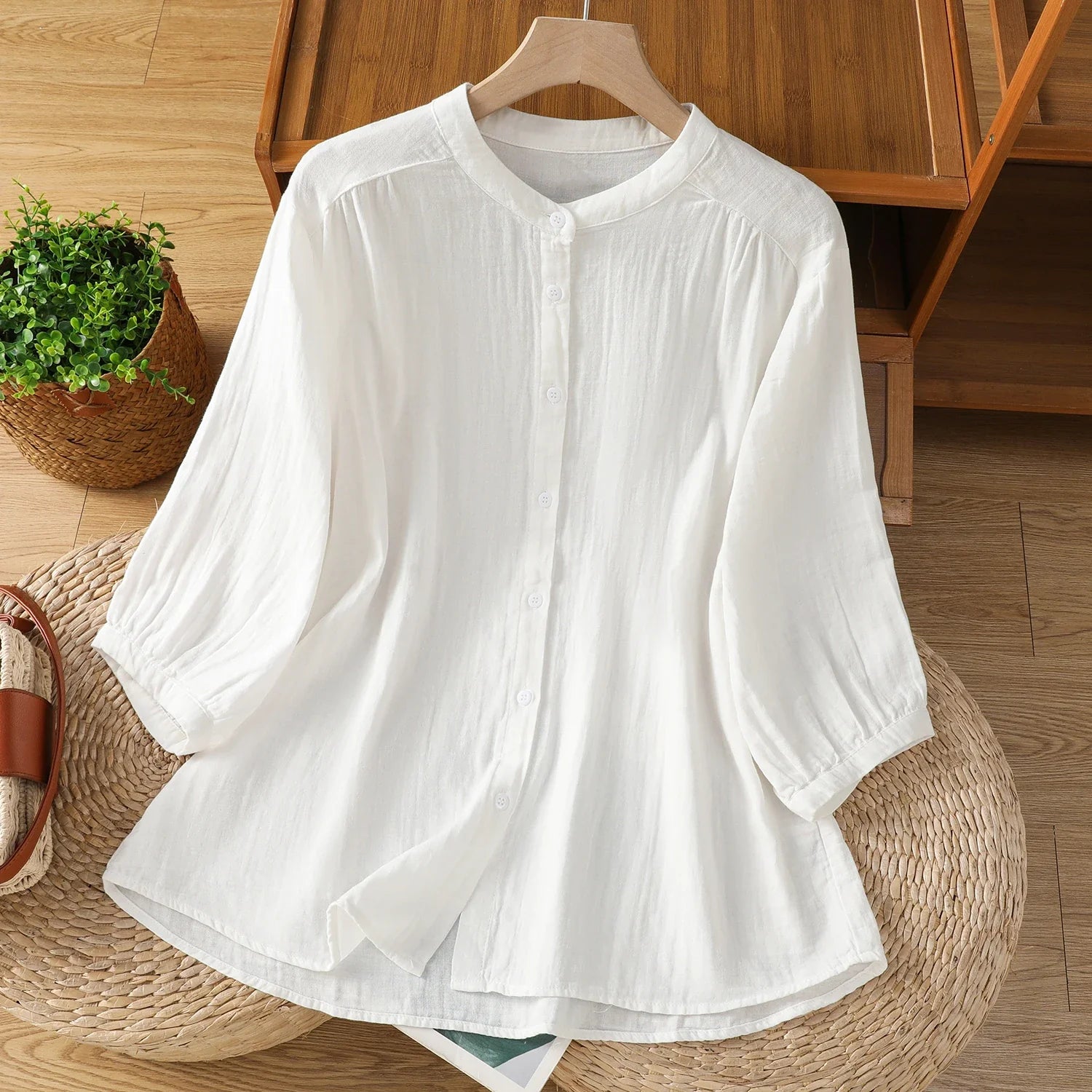 Feminine Embroidered Blouse