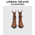 Soft Buckled Boots