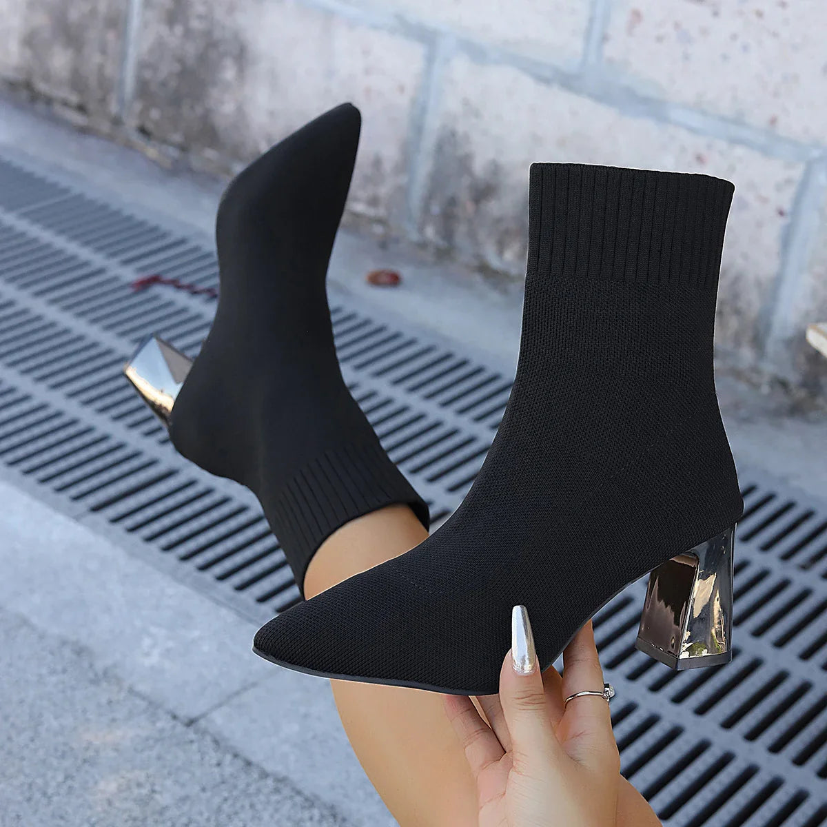 Natural Suede Boots